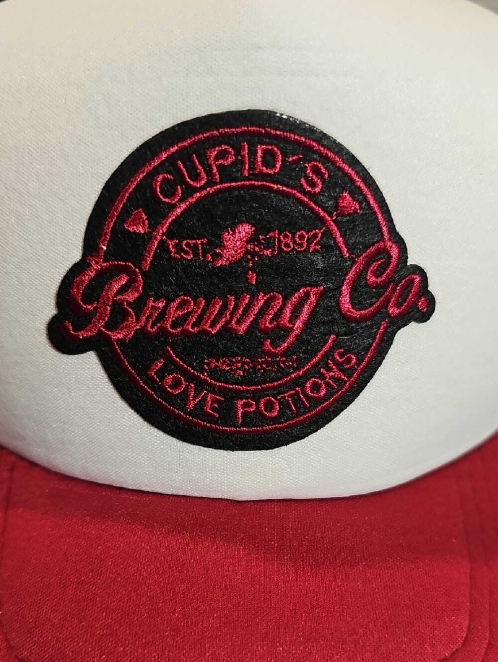 Cupid Red & White Logo Trucker Hat - Picture 7 of 8